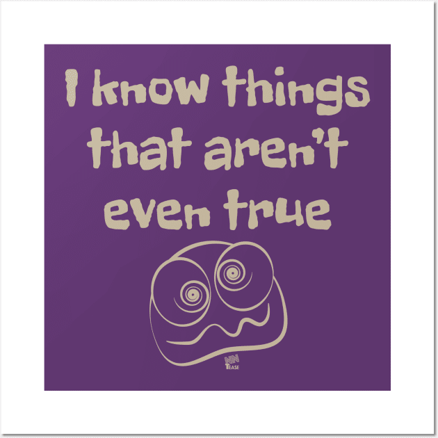 I Know Things Wall Art by NN Tease